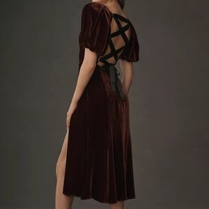 Reformation Jocelyn Velvet Dress